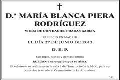 Maríá Blanca Piera